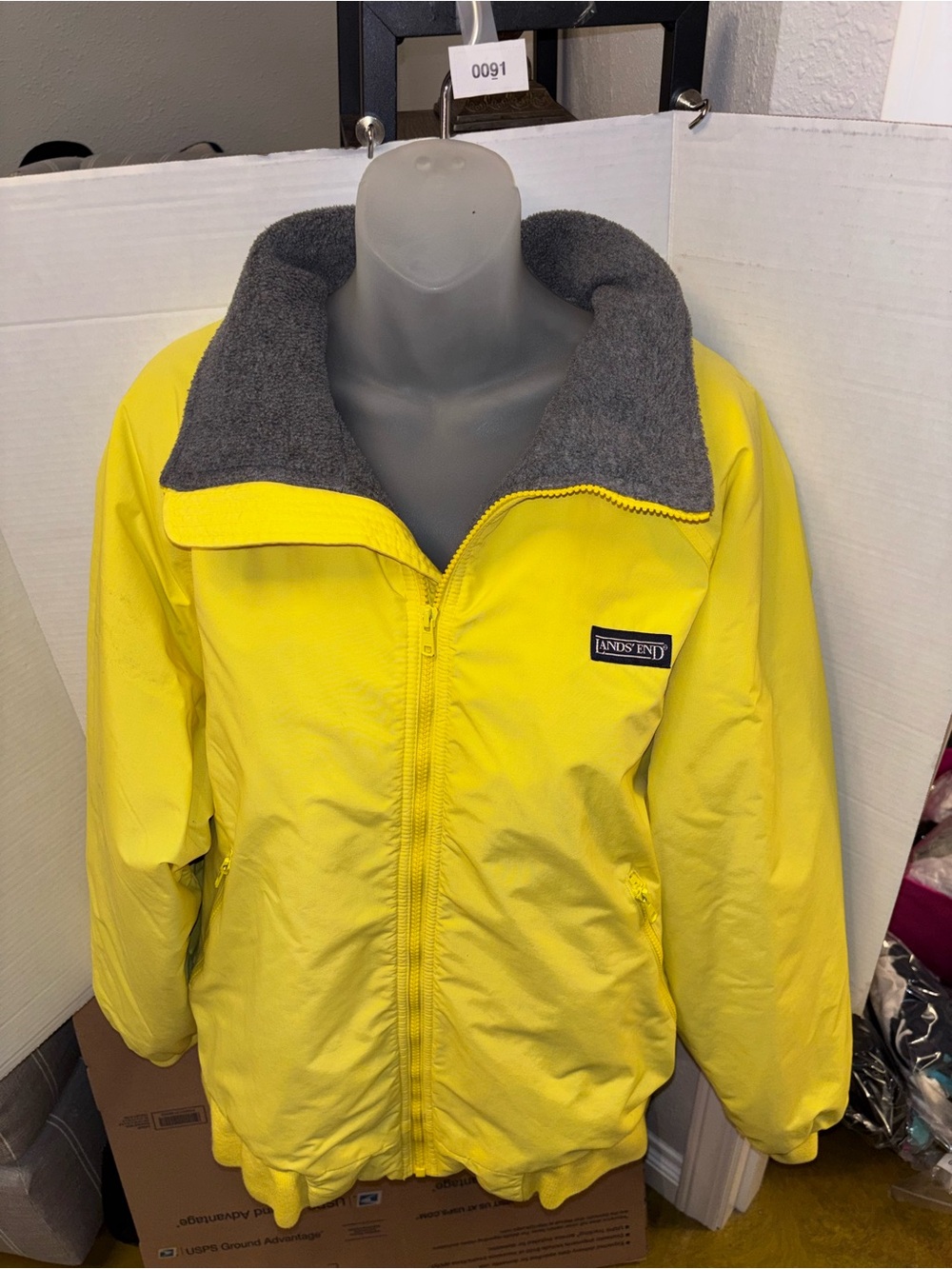Lands in men’s squall winter jacket size large